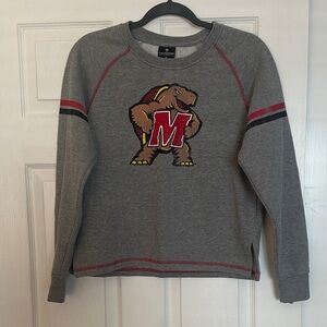 Colosseum Gray Sweatshirt with Logo